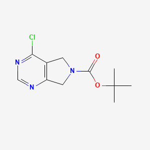 tert-butyl 4-Chloro-5H-pyrrolo[3,4-d]pyrimidine-6(7H)-carboxylate