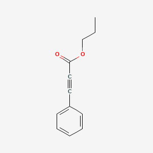 molecular formula C12H12O2 B14418871 Propyl 3-phenylprop-2-ynoate CAS No. 80220-92-4