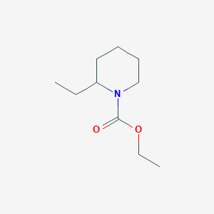 molecular formula C10H19NO2 B14418874 Ethyl 2-ethylpiperidine-1-carboxylate CAS No. 82902-42-9