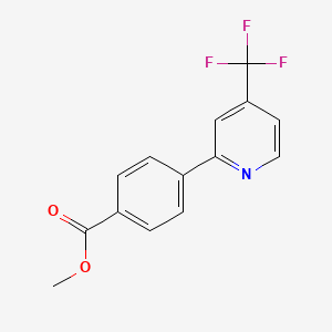 Methyl 4-[4-(trifluoromethyl)pyridin-2-yl]benzoate