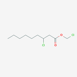 molecular formula C10H18Cl2O2 B14418883 Chloromethyl 3-chlorononanoate CAS No. 80418-72-0