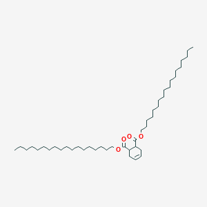 molecular formula C44H82O4 B14418990 Dioctadecyl cyclohex-4-ene-1,2-dicarboxylate CAS No. 85401-78-1