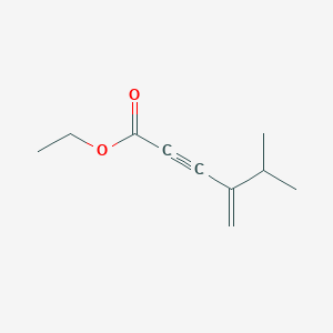molecular formula C10H14O2 B14418994 Ethyl 5-methyl-4-methylidenehex-2-ynoate CAS No. 80220-88-8