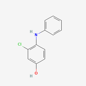 molecular formula C12H10ClNO B14418998 4-Anilino-3-chlorophenol CAS No. 85639-02-7