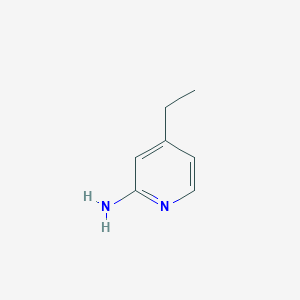 molecular formula C7H10N2 B014419 4-乙基吡啶-2-胺 CAS No. 33252-32-3