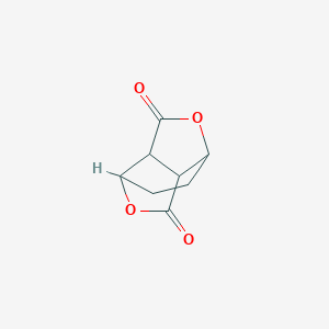molecular formula C8H8O4 B144190 1,4-Ethano-1H,3H-furo(3,4-c)furan-3,6(4H)-dione, dihydro- CAS No. 129679-49-8