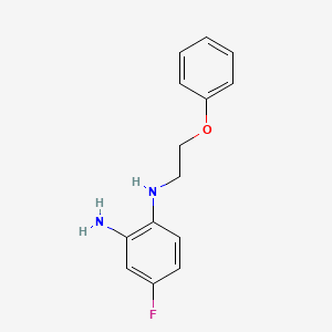 4-fluoro-1-N-(2-phenoxyethyl)benzene-1,2-diamine