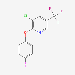 3-Chloro-2-(4-iodophenoxy)-5-(trifluoromethyl)pyridine
