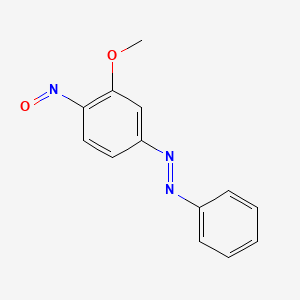 molecular formula C13H11N3O2 B14419050 3-Methoxy-4-nitrosoazobenzene CAS No. 80830-32-6