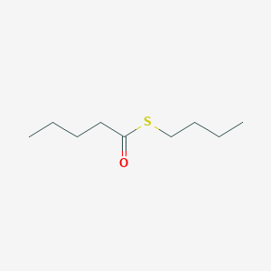 molecular formula C9H18OS B14419073 S-Butyl pentanethioate CAS No. 81291-61-4
