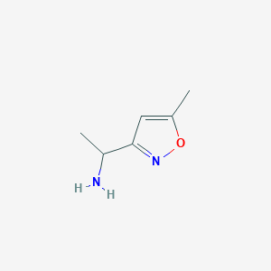 1-(5-methyl-1,2-oxazol-3-yl)ethan-1-amine