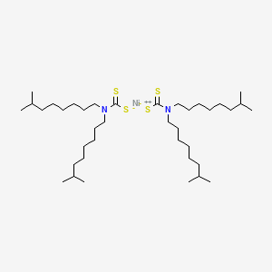 molecular formula C38H76N2NiS4 B14419164 N,N-bis(7-methyloctyl)carbamodithioate;nickel(2+) CAS No. 85298-61-9