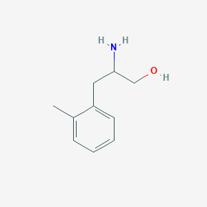 molecular formula C10H15NO B1441927 2-Amino-3-(o-tolyl)propan-1-ol CAS No. 35373-64-9