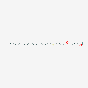 molecular formula C14H30O2S B14419280 2-[2-(Decylsulfanyl)ethoxy]ethan-1-ol CAS No. 87063-99-8
