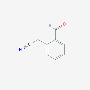 molecular formula C9H7NO B144193 2-(2-Formylphenyl)acetonitrile CAS No. 135737-14-3