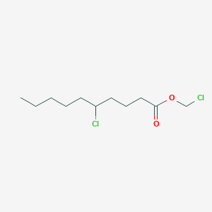 molecular formula C11H20Cl2O2 B14419333 Chloromethyl 5-chlorodecanoate CAS No. 80418-82-2