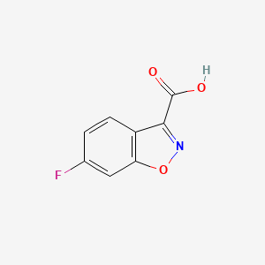 6-Fluorobenzo[D]isoxazole-3-carboxylic acid