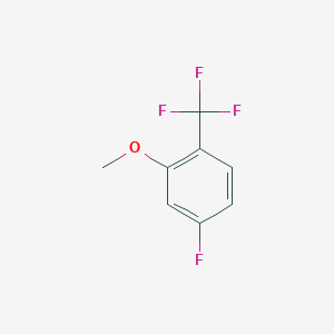 molecular formula C8H6F4O B1441938 2-Methoxy-4-fluorobenzotrifluoride CAS No. 1114809-20-9