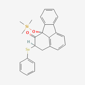 molecular formula C25H24O2SeSi B14419381 trans-2-(phenylseleno)-3,10b-dihydro-1(2H)-fluoranthenone CAS No. 83291-50-3