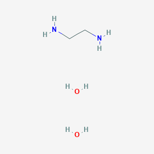 molecular formula C2H12N2O2 B14419437 Ethane-1,2-diamine;dihydrate CAS No. 80275-03-2