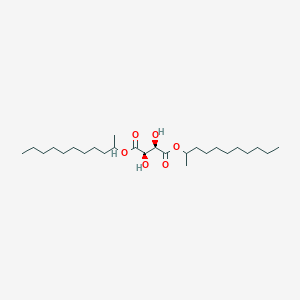 molecular formula C26H50O6 B14419483 diundecan-2-yl (2R,3R)-2,3-dihydroxybutanedioate CAS No. 82052-73-1