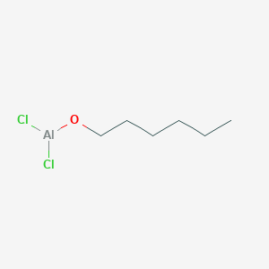 molecular formula C6H13AlCl2O B14419508 Aluminium chloride hexan-1-olate (1/2/1) CAS No. 81681-48-3