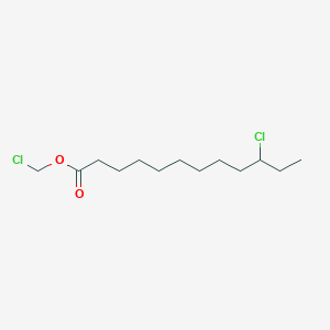 molecular formula C13H24Cl2O2 B14419521 Chloromethyl 10-chlorododecanoate CAS No. 80419-06-3