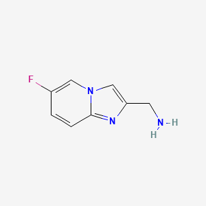 (6-Fluoroimidazo[1,2-a]pyridin-2-yl)methanamine