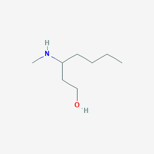molecular formula C8H19NO B14419554 3-(Methylamino)heptan-1-OL CAS No. 85091-15-2