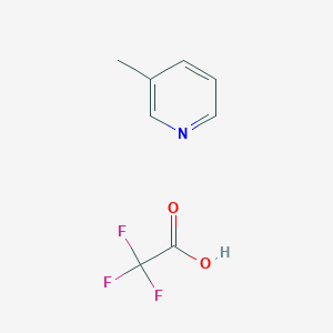 molecular formula C8H8F3NO2 B14419577 3-methylpyridine;2,2,2-trifluoroacetic acid CAS No. 81675-56-1