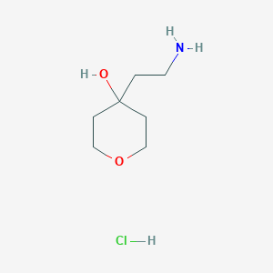 4-(2-Aminoethyl)tetrahydro-2h-pyran-4-ol hydrochloride