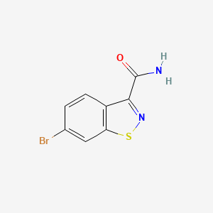 molecular formula C8H5BrN2OS B1441965 6-Bromobenzo[D]isothiazole-3-carboxamide CAS No. 947691-81-8