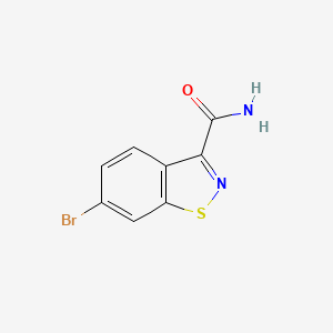 6-Bromobenzo[D]isothiazole-3-carboxamide