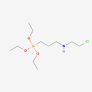 molecular formula C11H26ClNO3Si B14419665 N-(2-Chloroethyl)-3-(triethoxysilyl)propan-1-amine CAS No. 83766-72-7