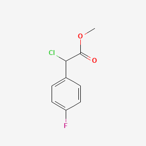 molecular formula C9H8ClFO2 B1441981 Methyl 2-chloro-2-(4-fluorophenyl)acetate CAS No. 1036273-29-6