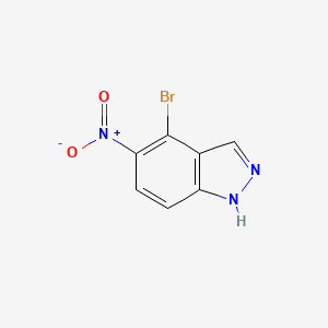 molecular formula C7H4BrN3O2 B1441986 4-Bromo-5-nitro-1H-indazole CAS No. 1190315-72-0