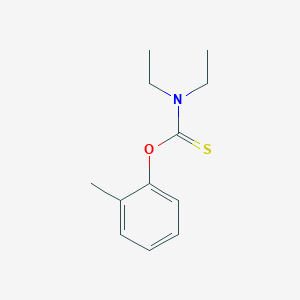 molecular formula C12H17NOS B14419860 O-(2-Methylphenyl) diethylcarbamothioate CAS No. 82125-29-9