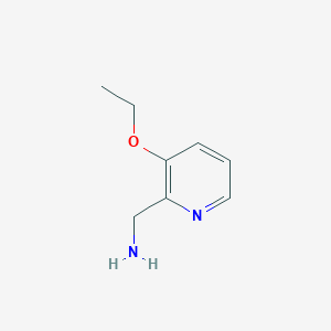 molecular formula C8H12N2O B1441987 [(3-Ethoxypyridin-2-yl)methyl]amine CAS No. 912761-74-1