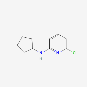 molecular formula C10H13ClN2 B1441993 6-Chloro-N-cyclopentyl-2-pyridinamine CAS No. 1219963-76-4