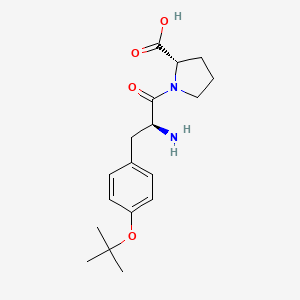 molecular formula C18H26N2O4 B14419945 O-tert-Butyl-L-tyrosyl-L-proline CAS No. 82487-69-2