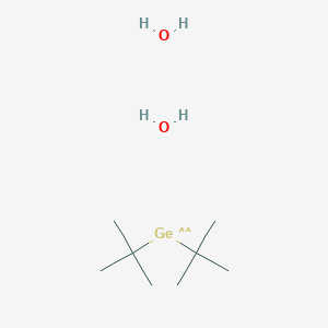 molecular formula C8H22GeO2 B14419954 Di-tert-butyl-lambda~2~-germane--water (1/2) CAS No. 85906-63-4