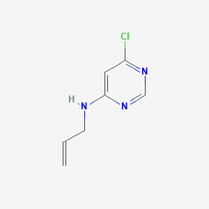 molecular formula C7H8ClN3 B1441998 N-Allyl-6-chloro-4-pyrimidinamine CAS No. 160416-47-7