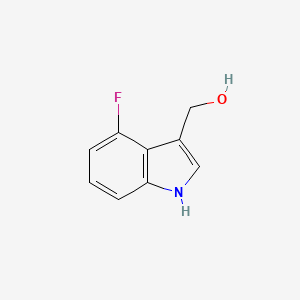 molecular formula C9H8FNO B1442003 (4-Fluoro-1H-indol-3-YL)methanol CAS No. 1158310-32-7