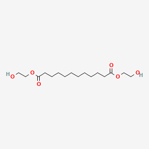 molecular formula C16H30O6 B14420041 Bis(2-hydroxyethyl) dodecanedioate CAS No. 83835-22-7