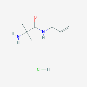 molecular formula C7H15ClN2O B1442008 N-烯丙基-2-氨基-2-甲基丙酰胺盐酸盐 CAS No. 1220018-73-4