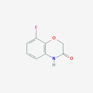 molecular formula C8H6FNO2 B1442009 8-Fluoro-2H-benzo[B][1,4]oxazin-3(4H)-one CAS No. 560082-51-1