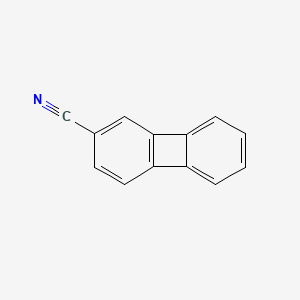 molecular formula C13H7N B14420146 Biphenylene-2-carbonitrile CAS No. 84017-29-8
