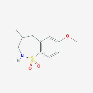 7-Methoxy-4-methyl-2,3,4,5-tetrahydrobenzo[f][1,2]thiazepine 1,1-dioxide
