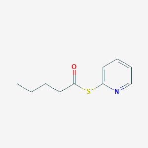 molecular formula C10H13NOS B14420235 S-Pyridin-2-yl pentanethioate CAS No. 81357-55-3