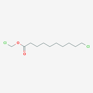 molecular formula C11H20Cl2O2 B14420259 Chloromethyl 10-chlorodecanoate CAS No. 80418-87-7